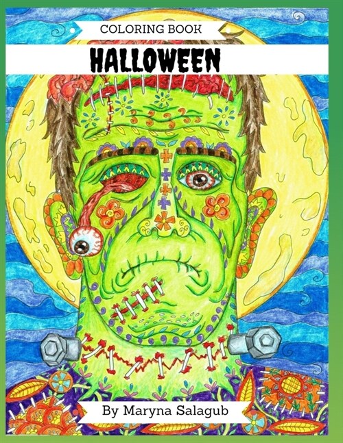 Halloween coloring book (Paperback)