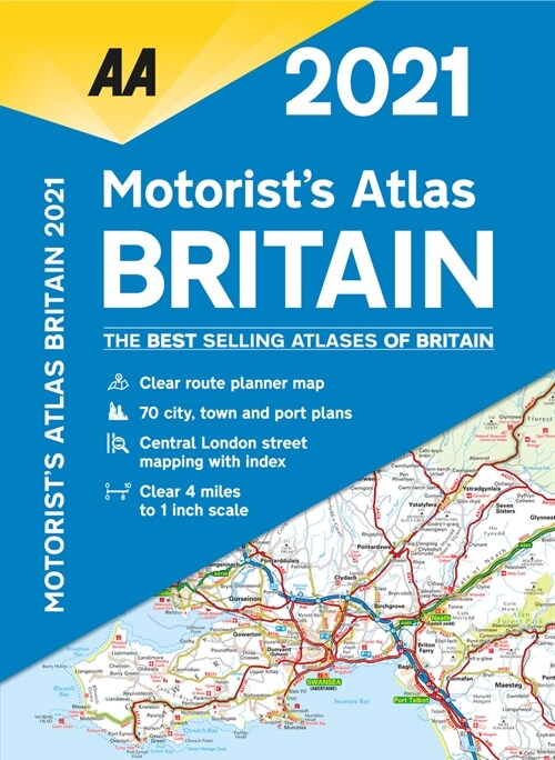 Motorists Atlas Britain 2021 (Spiral Bound)