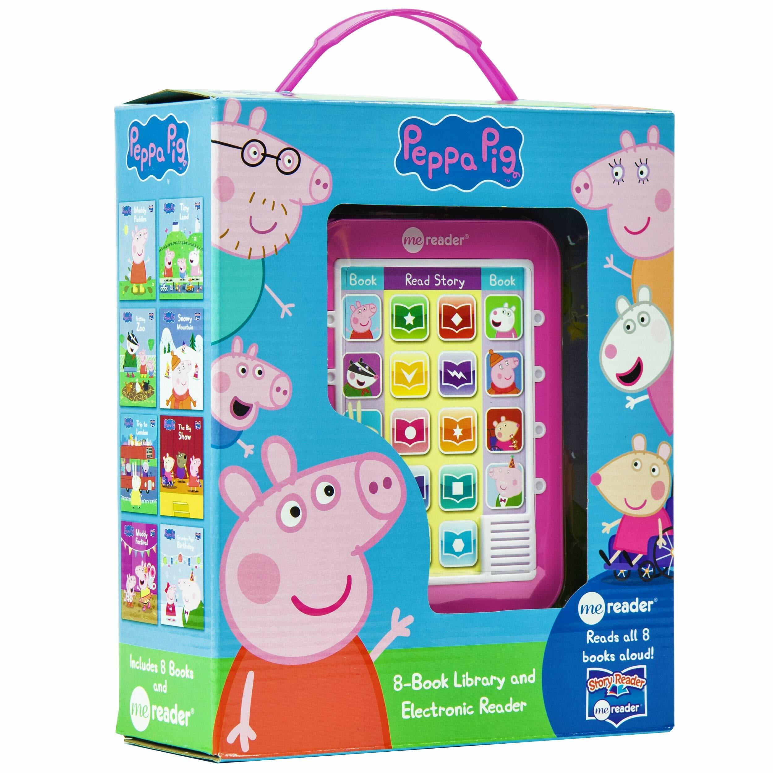 Peppa Pig: Me Reader 8-Book Library and Electronic Reader Sound Book Set [With Electronic Reader] (Hardcover)