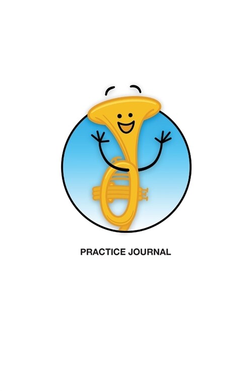 Brass in Color Notebooks: Practice Journal - Trumpet, Blue (Paperback)