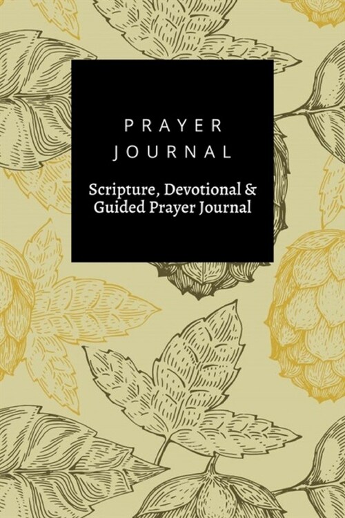 Prayer Journal, Scripture, Devotional & Guided Prayer Journal: Original Vintage Retro Line design, Prayer Journal Gift, 6x9, Soft Cover, Matte Finish (Paperback)