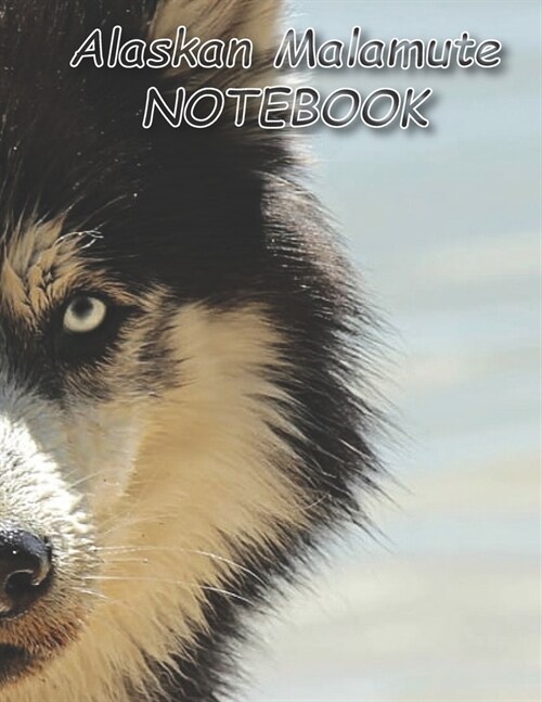 Alaskan Malamute NOTEBOOK: Dog Notebooks and Journals 110 pages (8.5x11) (Paperback)