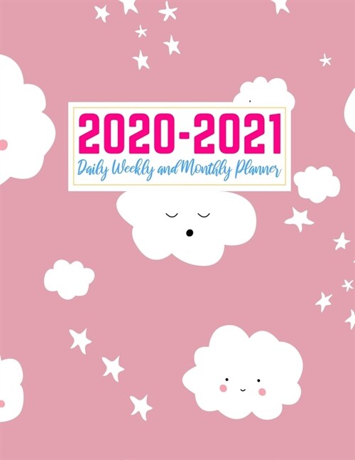 2020-2021 Daily Weekly and Monthly Planner: Handy Two Year Jan 1, 2020 - Dec 31, 2021 Calendar Organizer and Appointment Schedule Agenda Journal for P (Paperback)