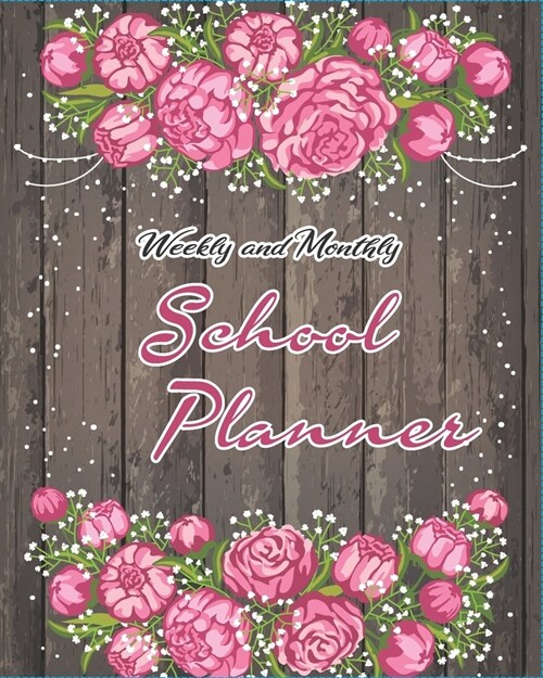 Weekly and Monthly School Planner: Teacher Record Book with contact list, PROGRESS Report, assignment tracker, MONTHLY Schedule, WEEKLY Overview, WEEK (Paperback)