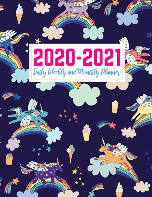 2020-2021 Daily Weekly and Monthly Planner: Handy Two Year Jan 1, 2020 - Dec 31, 2021 Calendar Organizer and Appointment Schedule Agenda Journal for P (Paperback)