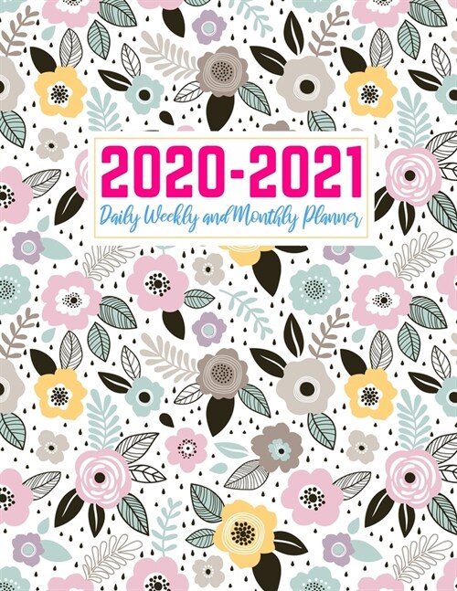 2020-2021 Daily Weekly and Monthly Planner: Simple Two Year Jan 1, 2020 - Dec 31, 2021 Calendar Organizer and Appointment Schedule Agenda Journal for (Paperback)