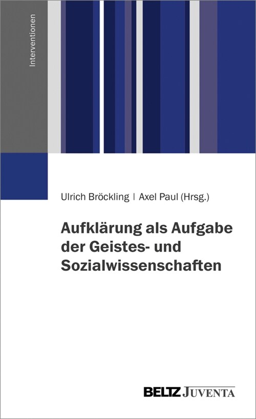 Aufklarung als Aufgabe der Geistes- und Sozialwissenschaften (Paperback)