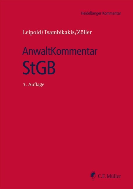 AnwaltKommentar StGB (Hardcover)