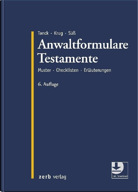 Anwaltformulare Testamente (Hardcover)