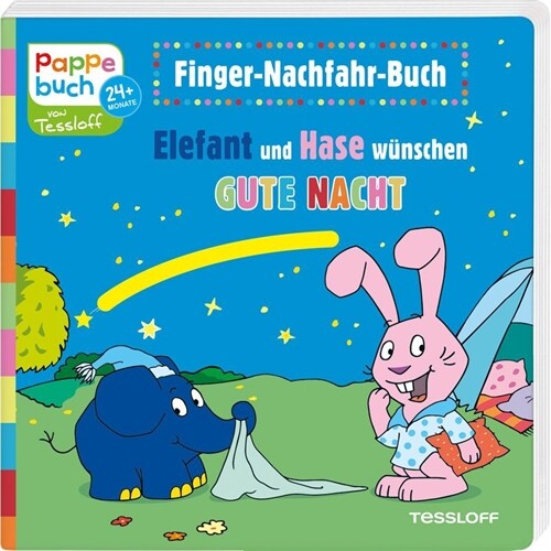 Finger-Nachfahr-Buch. Elefant und Hase wunschen Gute Nacht (Board Book)