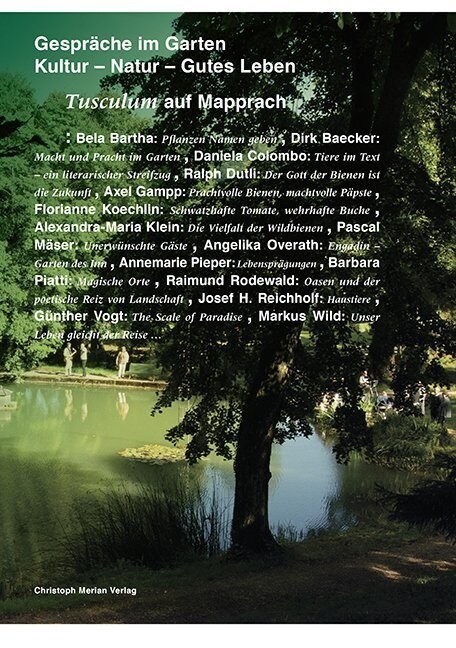 Gesprache im Garten - Kultur, Natur, Gutes Leben (Paperback)