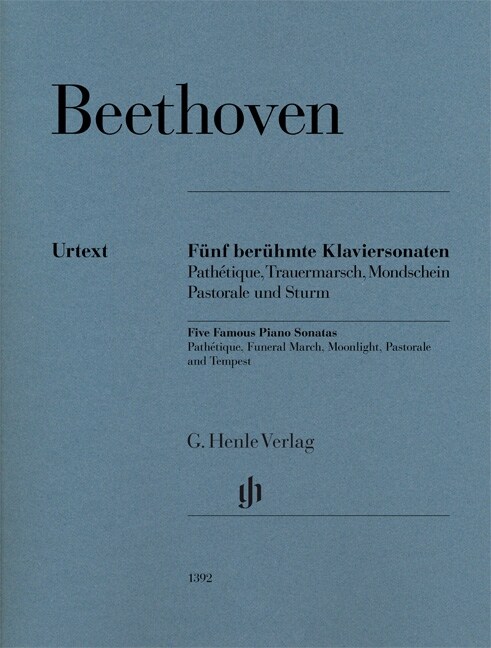 Funf beruhmte Klaviersonaten (Sheet Music)