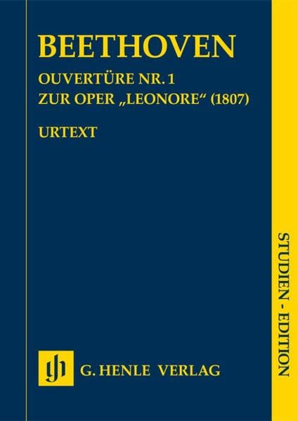 Ouverture Nr. 1 zur Oper Leonore (1807), Studienedition (Sheet Music)