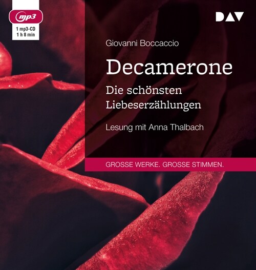 Decamerone. Die schonsten Liebeserzahlungen, 1 MP3-CD (CD-Audio)