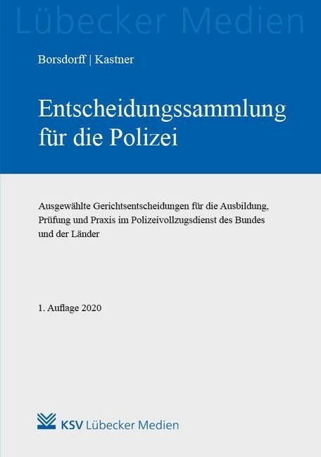 Entscheidungssammlung fur die Polizei (Paperback)