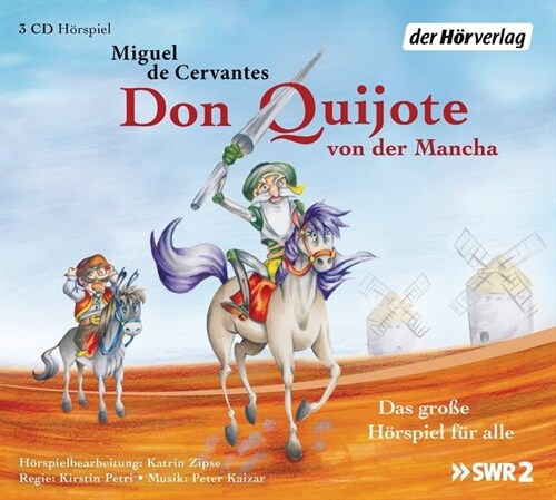 Don Quijote von der Mancha, 3 Audio-CDs (CD-Audio)