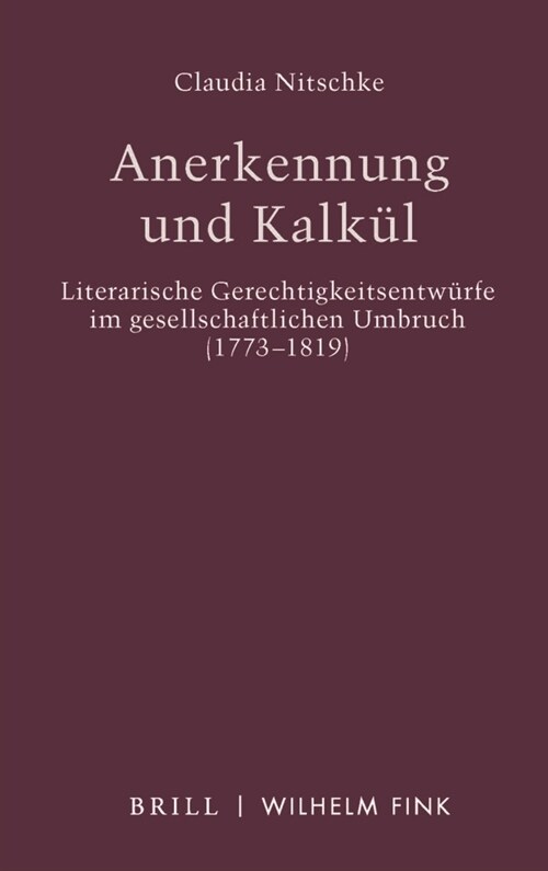 Anerkennung und Kalkul (Hardcover)