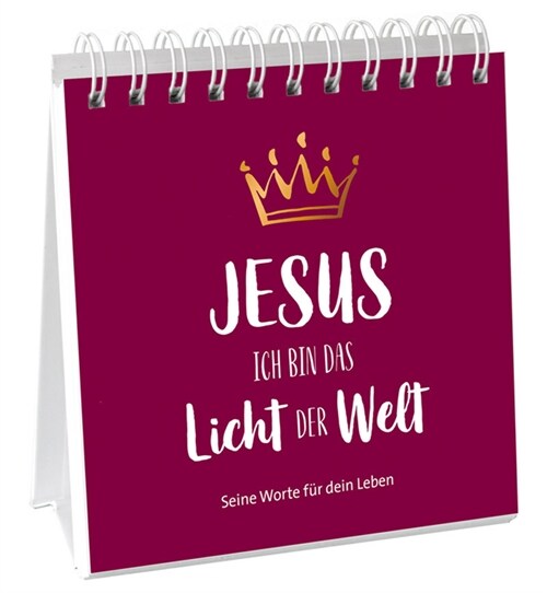 Jesus - Ich bin das Licht der Welt - Aufstellbuch (Paperback)