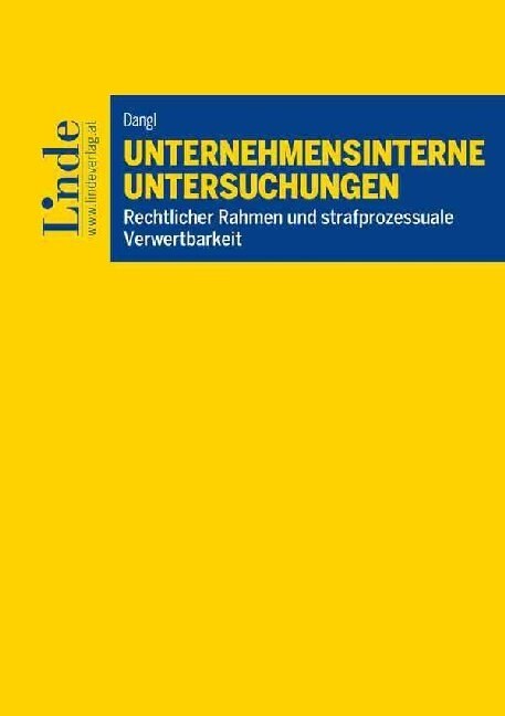 Unternehmensinterne Untersuchungen (Paperback)