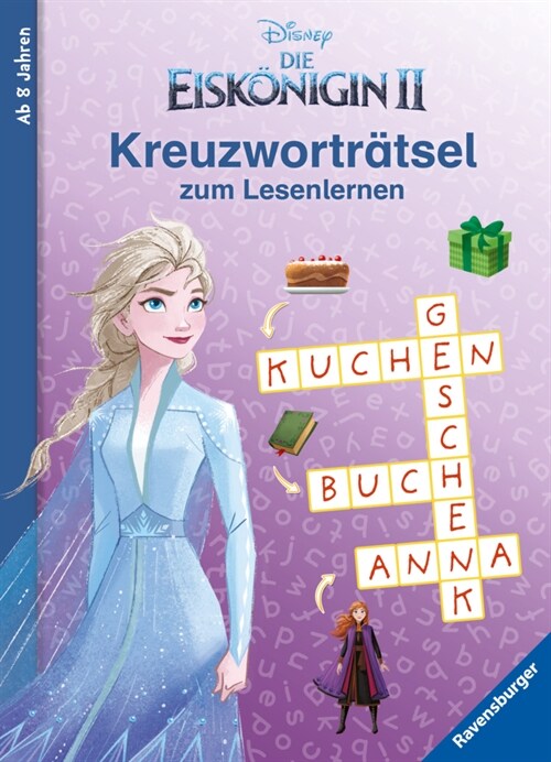 Disney Die Eiskonigin 2: Kreuzwortratsel zum Lesenlernen (Paperback)