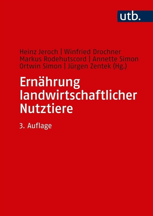 Ernahrung landwirtschaftlicher Nutztiere (Paperback)