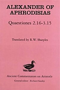 Quaestiones 2.16-3.15 (Hardcover)