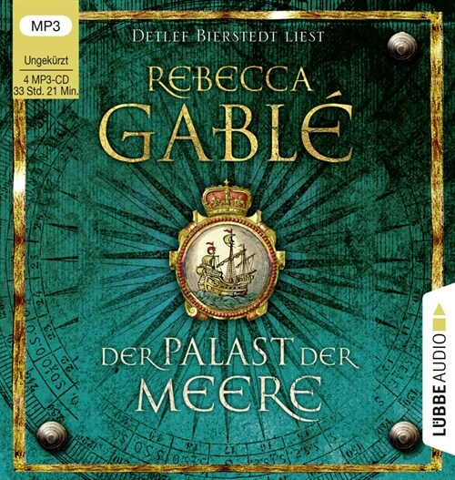 Der Palast der Meere, 4 MP3-CDs (CD-Audio)