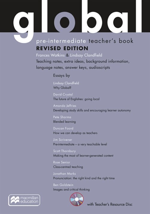 Global Pre-Intermediate / Teachers Book with Resource DVD-ROM, ebook and MPO Code (WW)