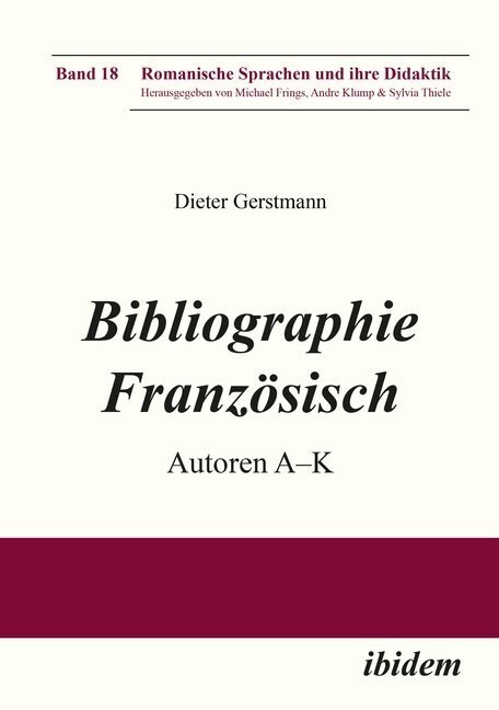 Bibliographie Franzosisch (Paperback)