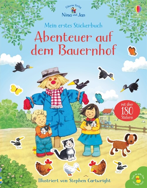 Nina und Jan - Mein erstes Stickerbuch: Abenteuer auf dem Bauernhof (Paperback)