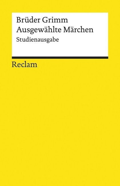 Ausgewahlte Marchen (Paperback)