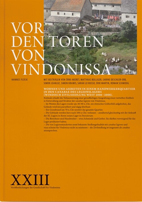 Vor den Toren von Vindonissa, m. 9 Karten (Hardcover)