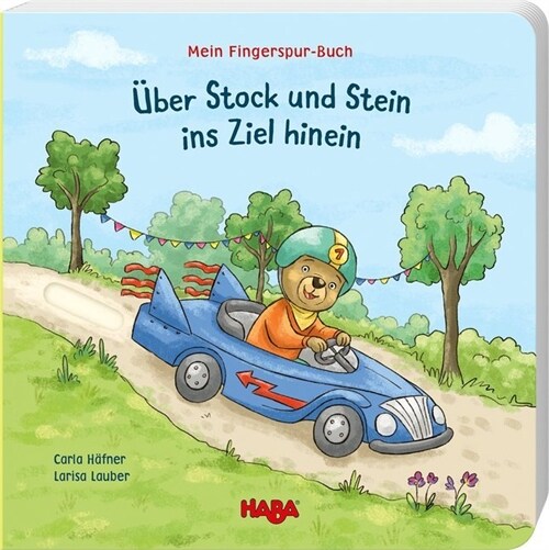 Mein Fingerspur-Buch - Uber Stock und Stein ins Ziel hinein (Board Book)