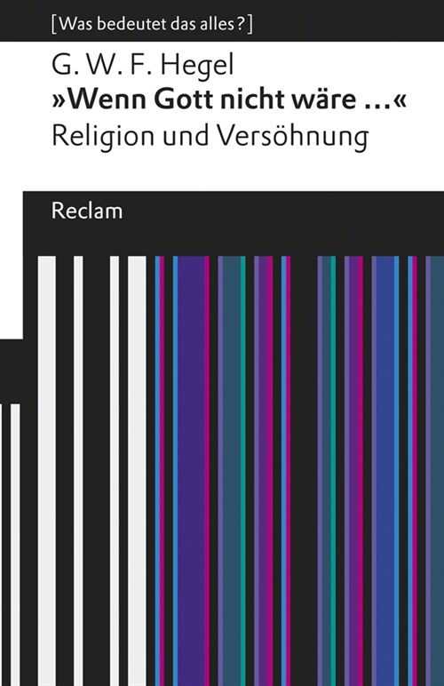 Wenn Gott nicht ware .... Religion und Versohnung (Paperback)