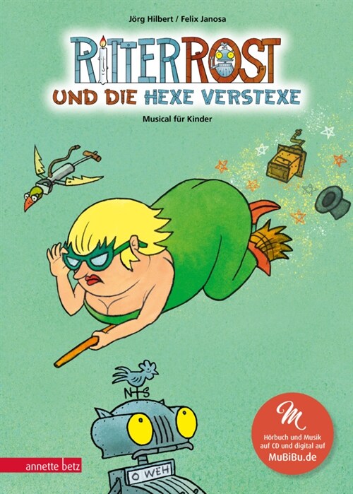 Ritter Rost und die Hexe Verstexe, m. Audio-CD (Hardcover)