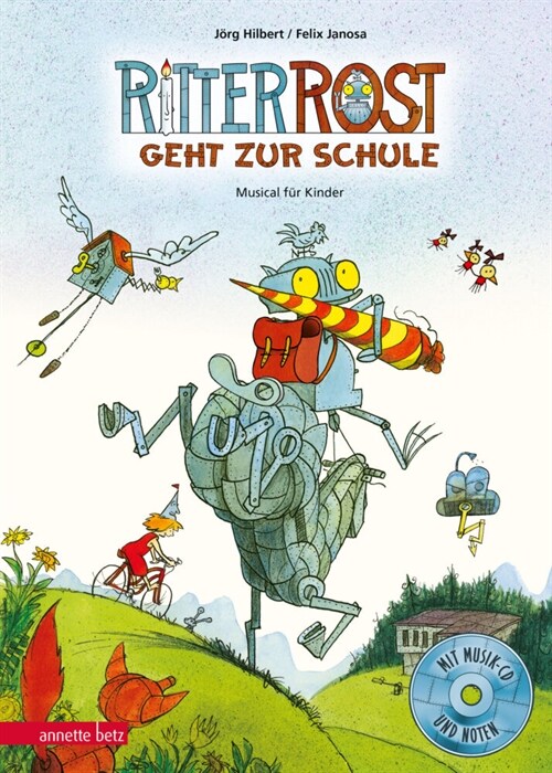 Ritter Rost geht zur Schule, m. Audio-CD (Hardcover)