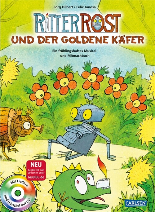 Ritter Rost und der goldene Kafer, m. Audio-CD (Hardcover)