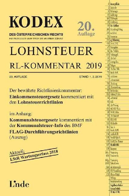 KODEX Lohnsteuer Richtlinien-Kommentar 2019 (Paperback)