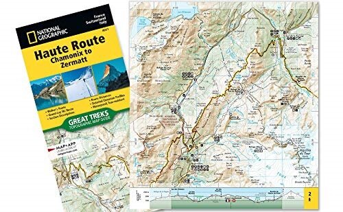 Haute Route Map [Chamonix to Zermatt] (Other, 2022)