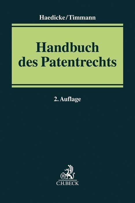 Handbuch des Patentrechts (Hardcover)