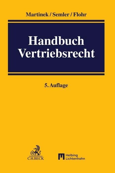 Handbuch des Vertriebsrechts (Hardcover)