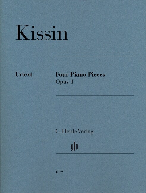 Four Piano Pieces op. 1 (Sheet Music)