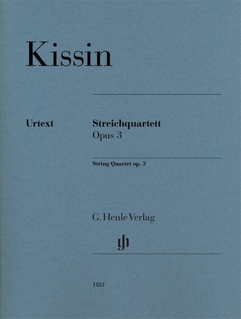 Streichquartett op. 3, Streichinstrumente (verschiedene), Stimmensatz (Sheet Music)