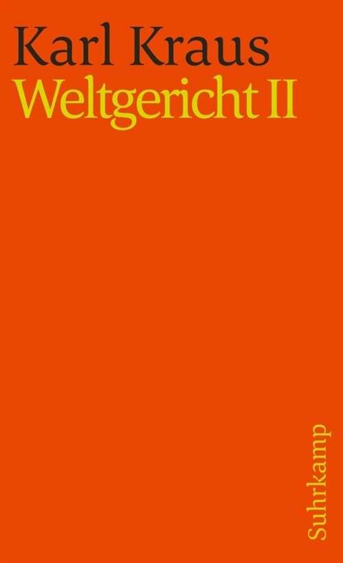 Kraus,Weltger.2 st1316 (Paperback)