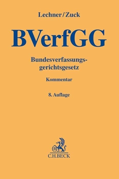 Bundesverfassungsgerichtsgesetz (Hardcover)