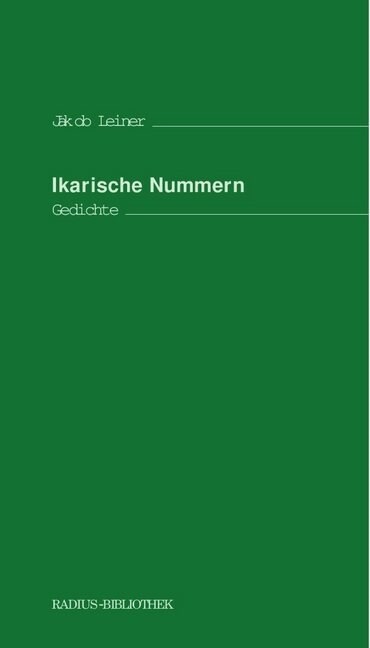 Ikarische Nummern (Hardcover)