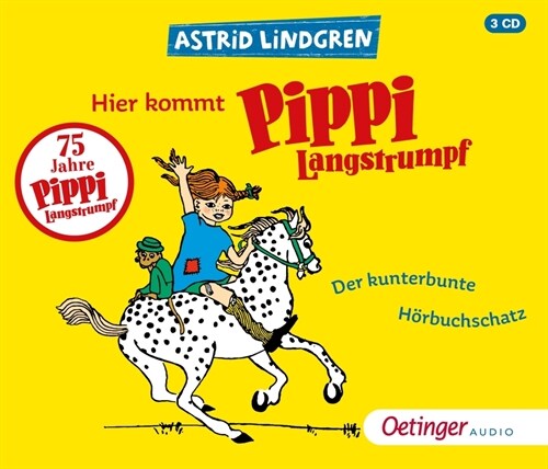 Hier kommt Pippi Langstrumpf!, 3 Audio-CD (CD-Audio)