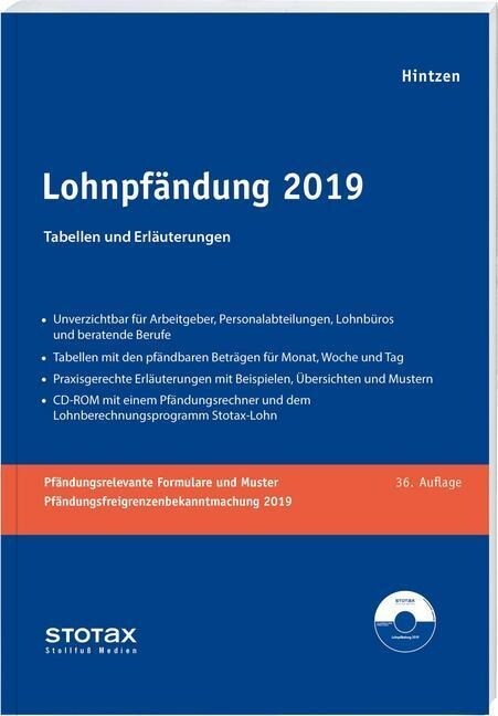 Lohnpfandung 2019 (Paperback)