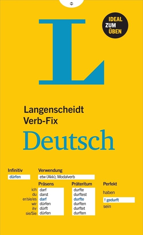 Langenscheidt Verb-Fix Deutsch (Langenscheidt German Verb-Fix): Deutsche Verben Auf Einen Blick - Ideal Zum ?en (Paperback)