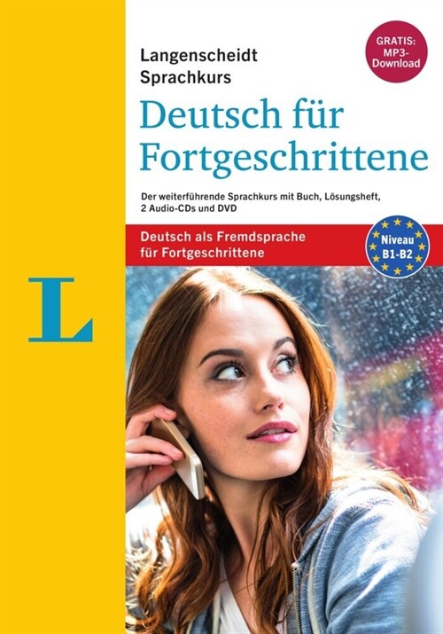 Langenscheidt Sprachkurs Deutsch als Fremdsprache fur Fortgeschrittene - Buch, Losungsheft, 2 Audio-CDs und DVD (Paperback)